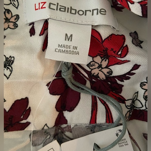 Liz Claiborne - Long Sleeve Button-Down Shirt (NWT) - Picture 3 of 5
